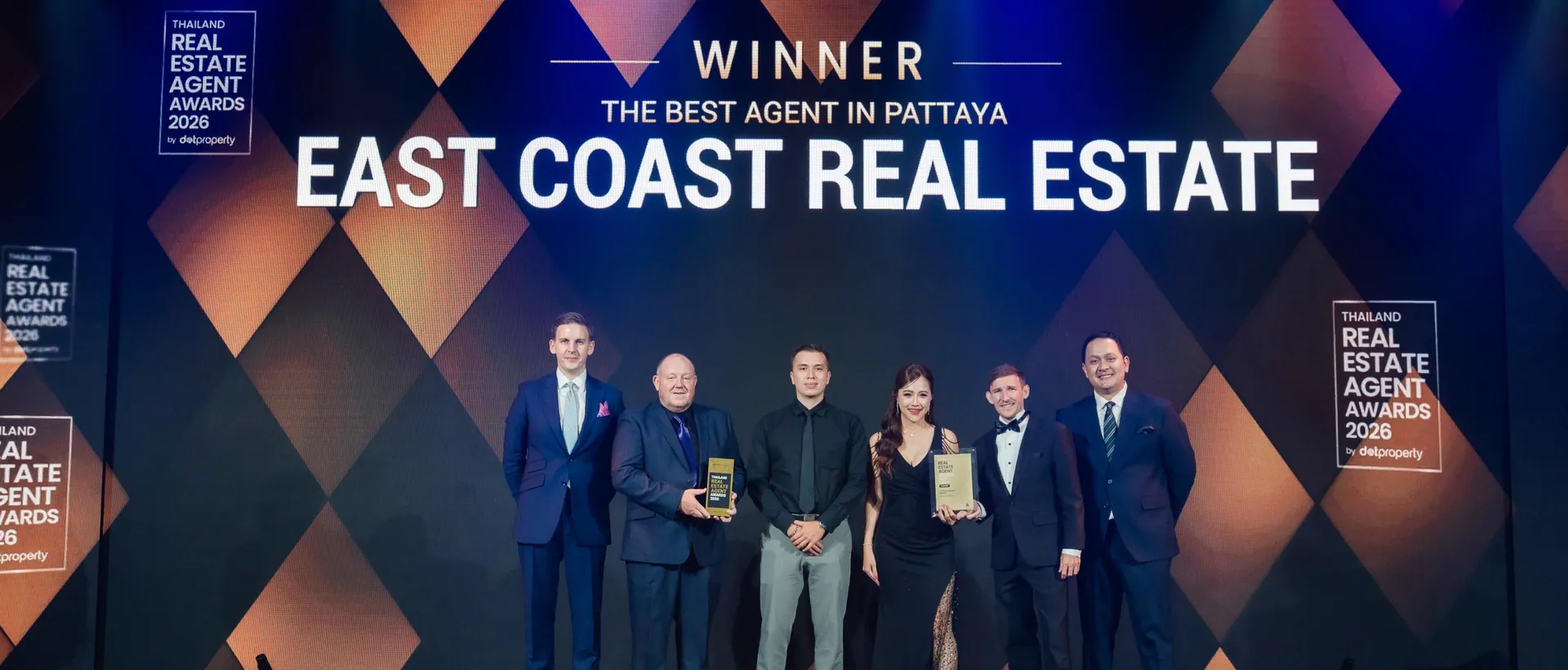 East Coast Real Estate Wins The Best Agent in Pattaya 2026